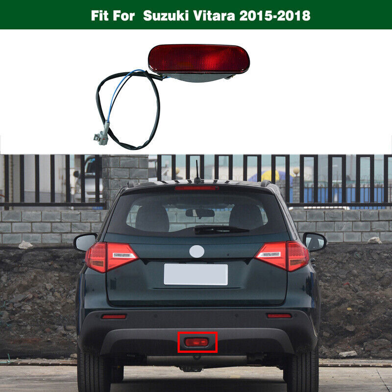 Rear Bumper Fog Light Driving Lamp Reflector Center for Suzuki Vitara 2015-2018