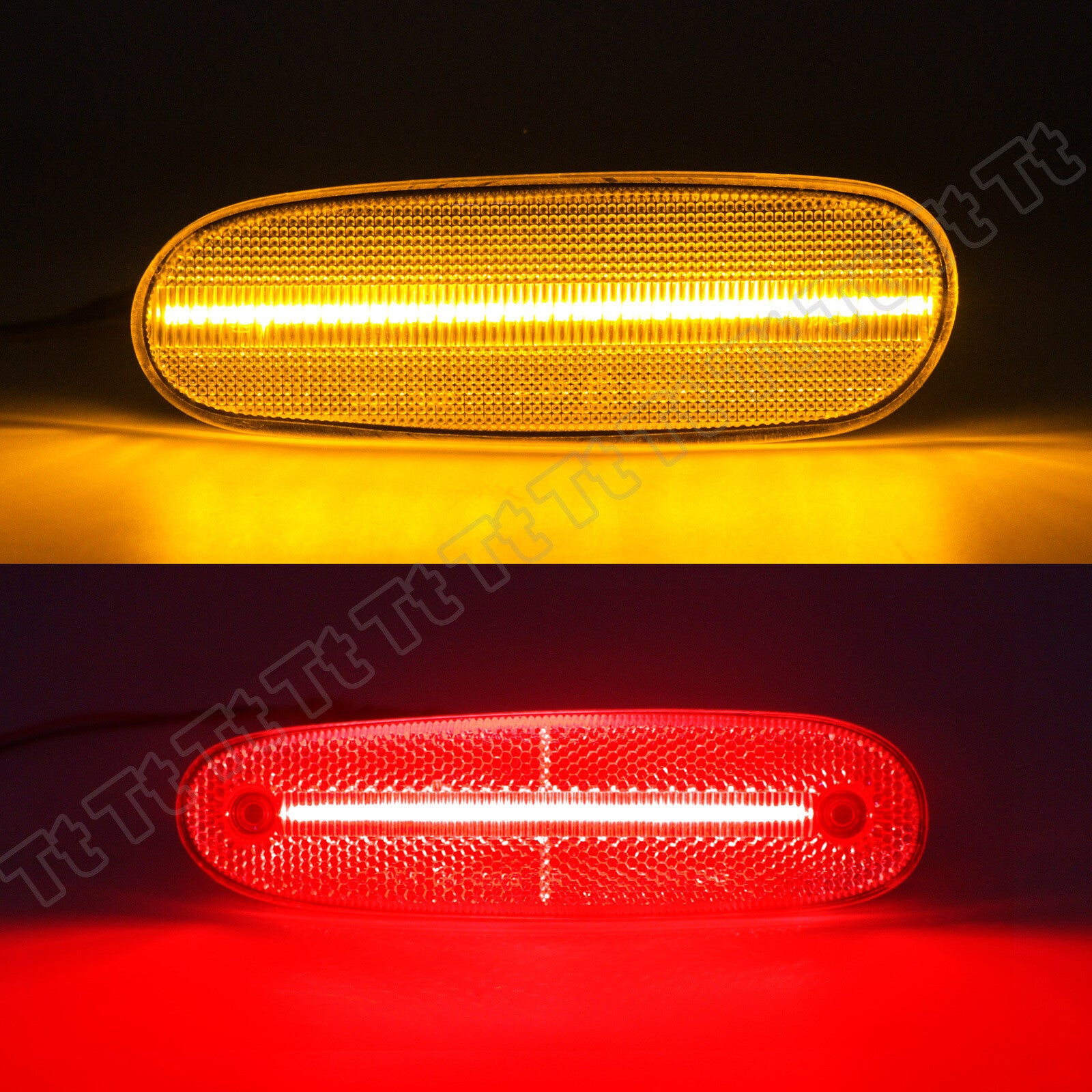 Transparent lens for 93-98 for Toyota Supra Mk.4 LED front and rear bumper side marker lights