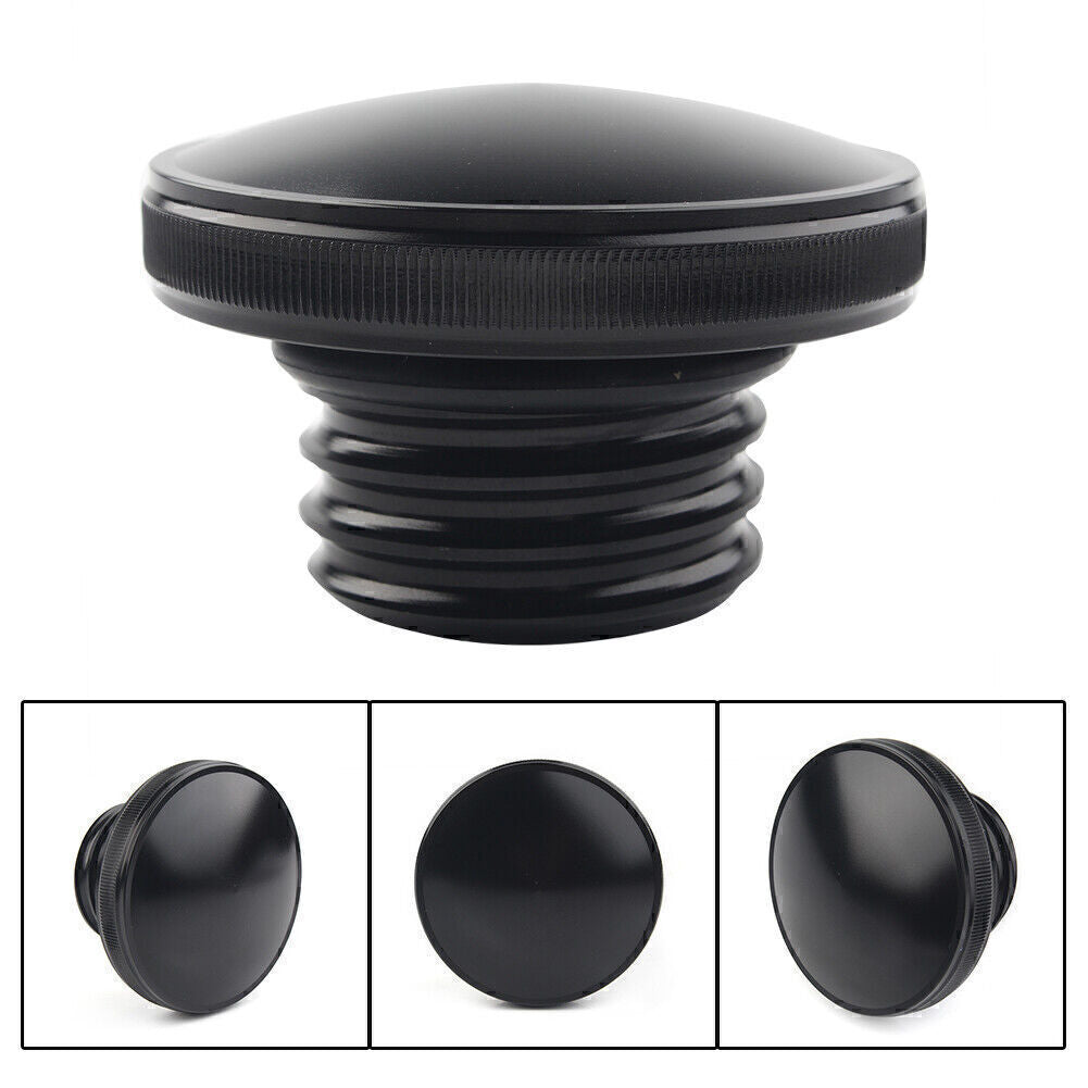 for Harley Road King 94-later Motorcycle Gas Tank Black Oil Cap Vent Fuel Cover