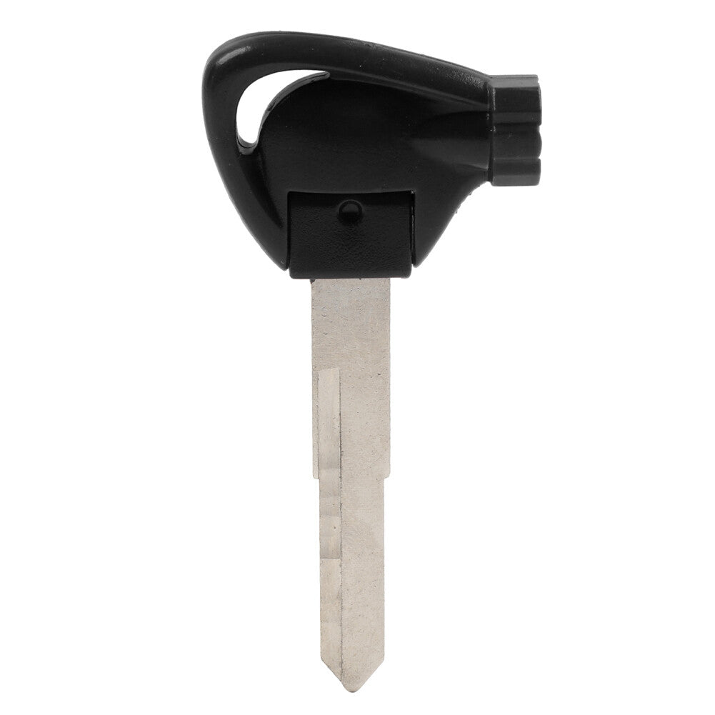 Right Ignition Key Blank Uncut Blade Black for Yamaha Motorbike Scooter