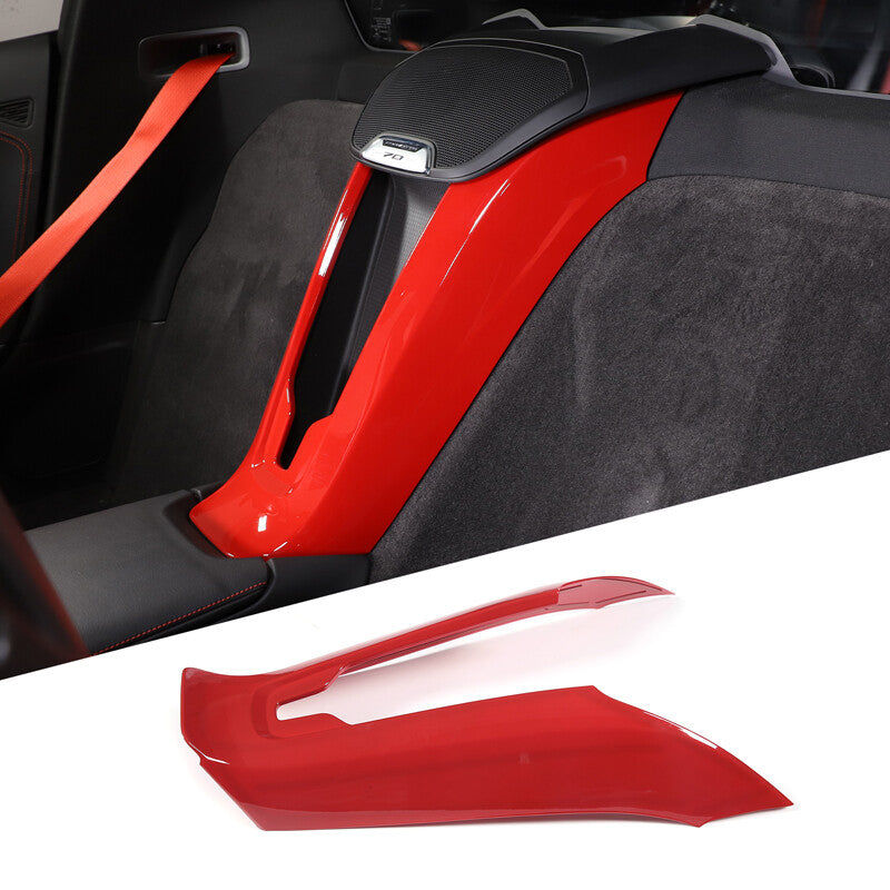 ABS matte black exterior mirror covers for Mercedes-Benz A, B, and C Classes.