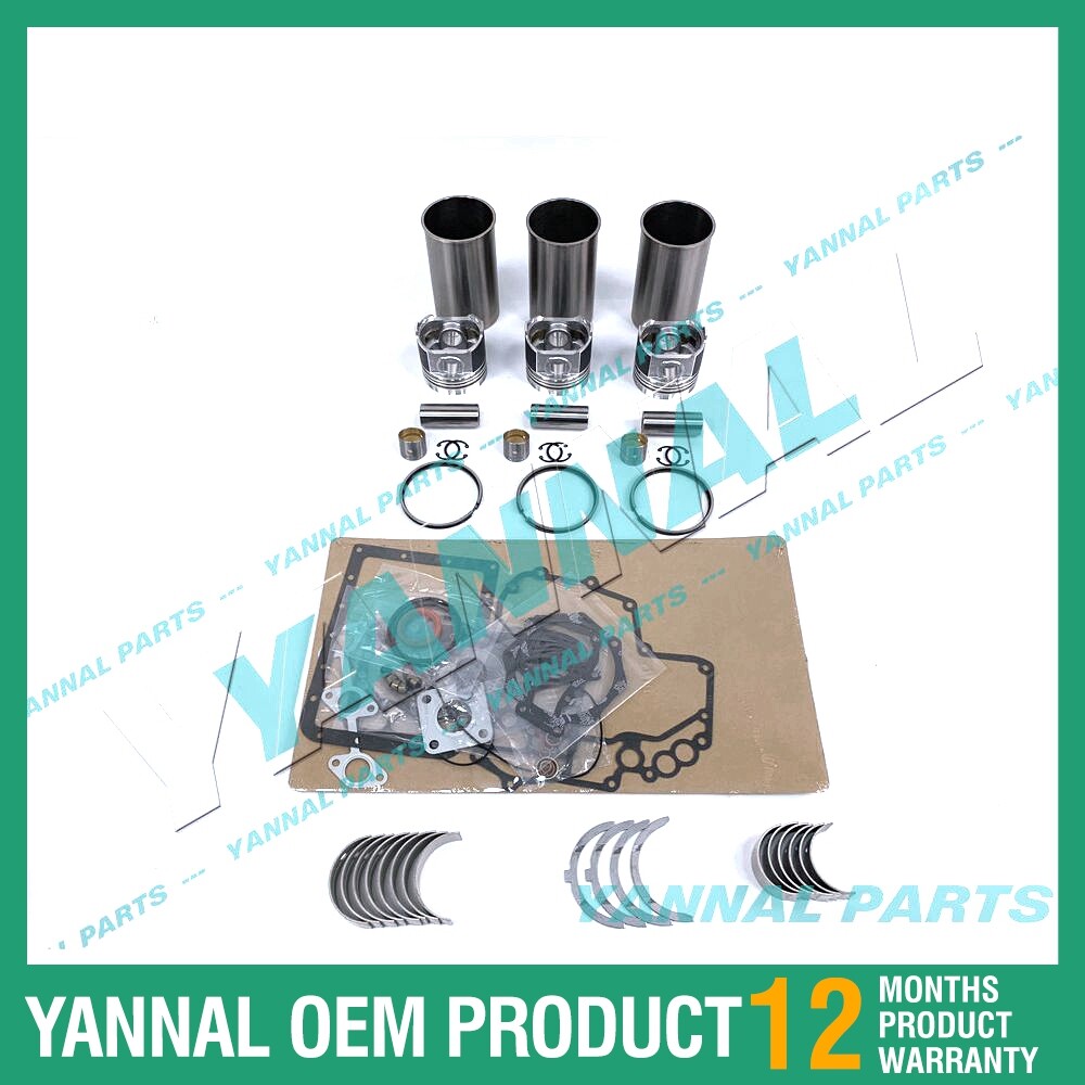 3D75 Overhaul and Rebuild Kit with Complete Shim and Bearing Kit for Yanmar Engines