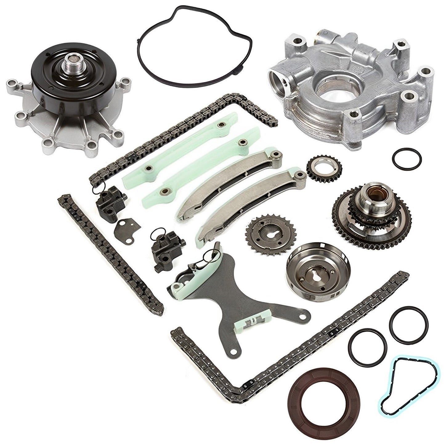 1set Timing Chain Kit With Water Pump Oil Pump For 07-13 for Dodge for Jeep for Ram 4.7L V8