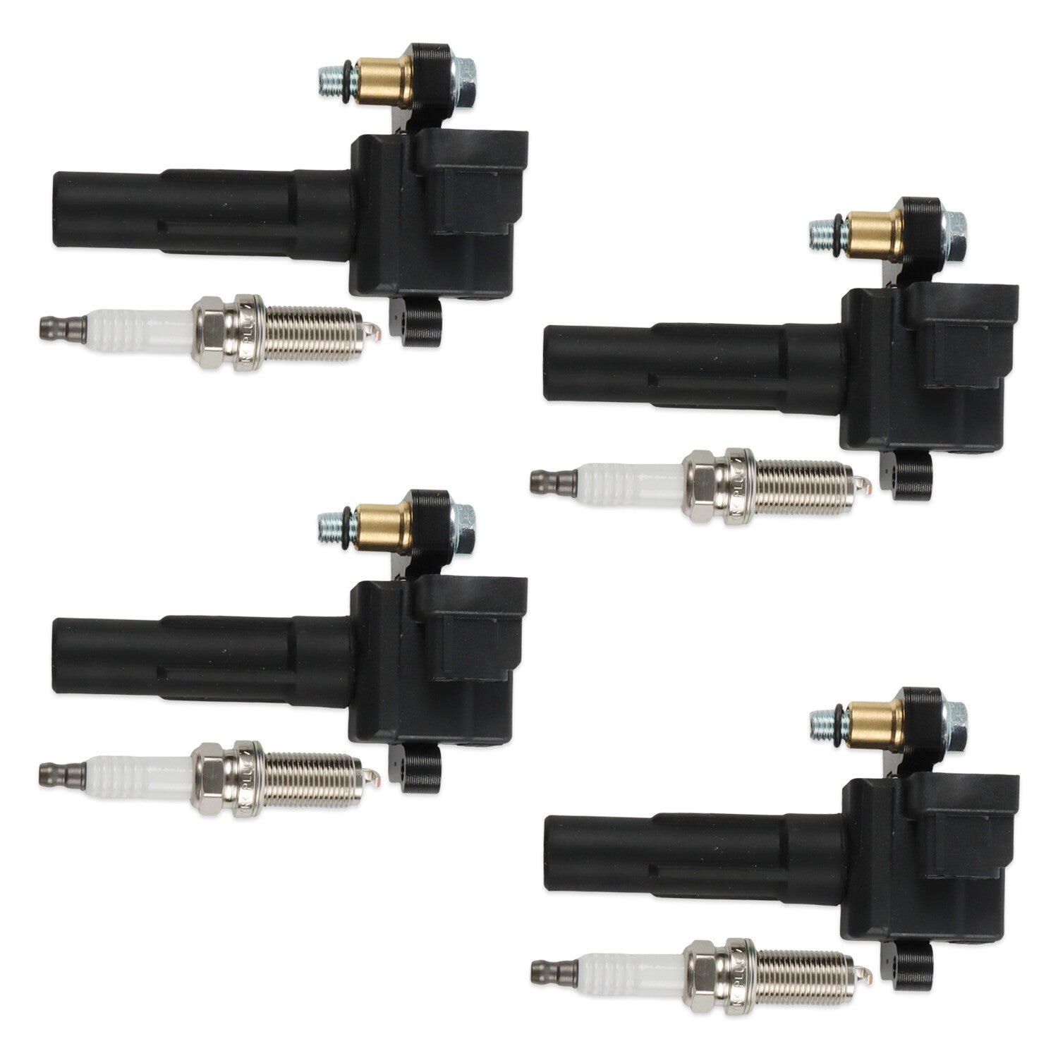 4 Ignition Coils+ 4 Iridium Spark Plugs For 2011-18 for Subaru WRX Forester UF665