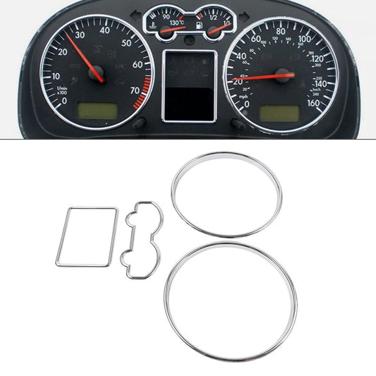 Speedometer Gauge Dial Rings Trim for VW for Golf MK4 for Passat B5 T4 Van for Jetta 4 for Bora