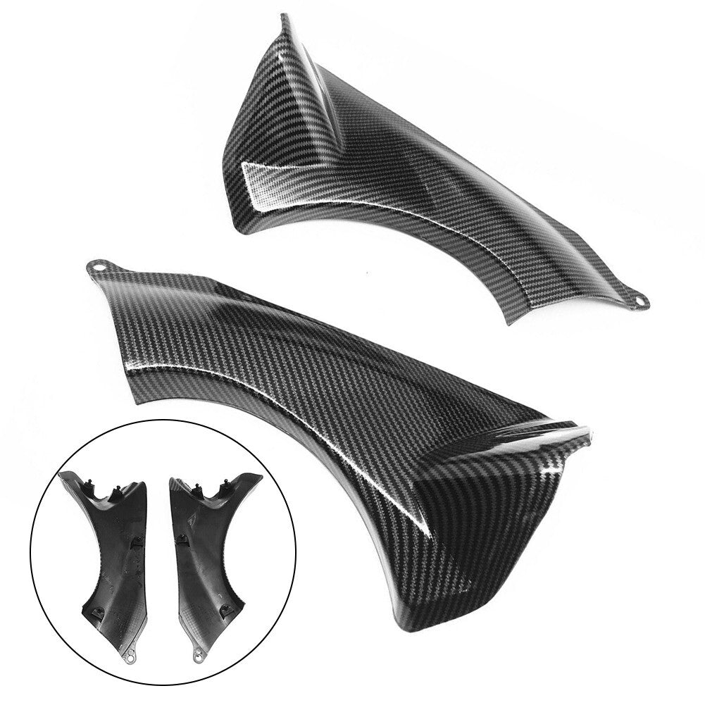 2pc Carbon Fiber Front Dash Air Duct Intake Fairing For ZX-6R 2007 2008