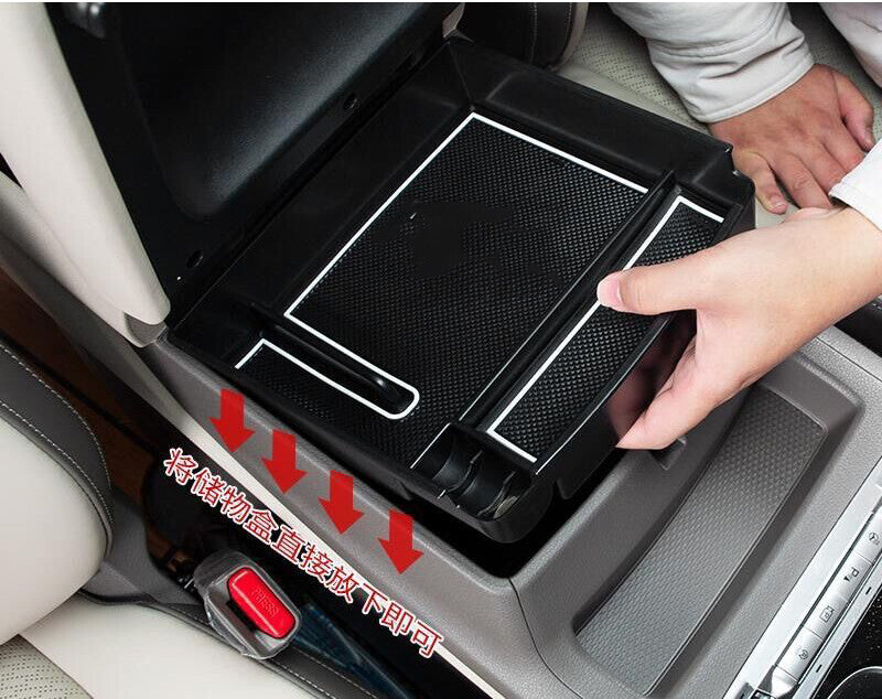 for Kia Carnival 2022-2024 Inner Console Armrest Storage Box Car Organizer Tray