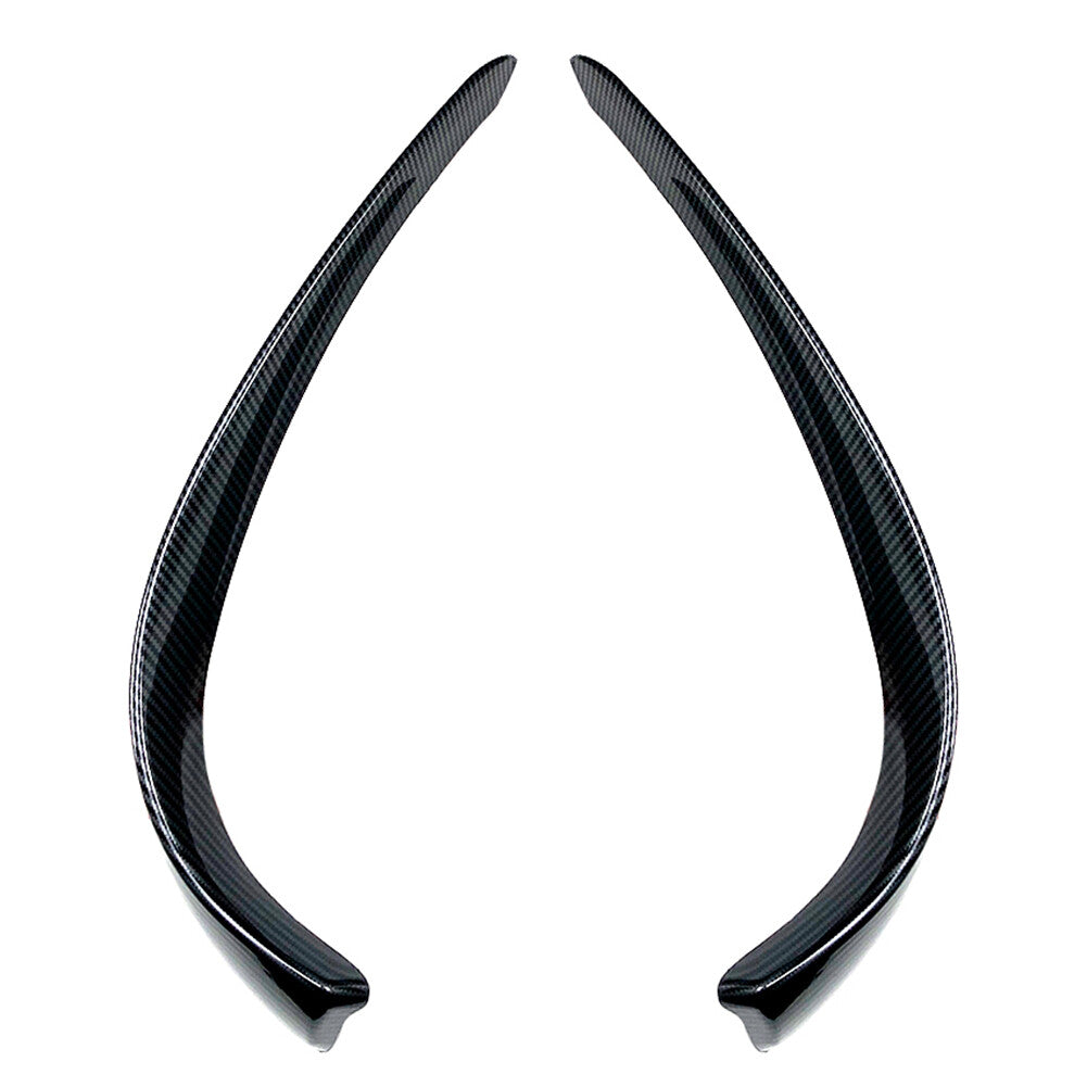Front Bumper Fog Light Cover Trim for Mercedes-Benz C-Class W205 2015-18 Carbon