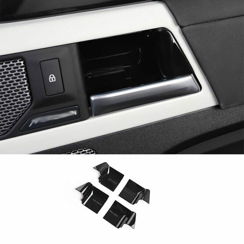 for Land Rover for Defender 110 2020-25 Gloss Black Inner Door Bowl Sticker Trim 4P