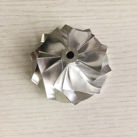 CT26 50.00/68.00 mm 5+5 blade high-performance turbine blank compressor wheel