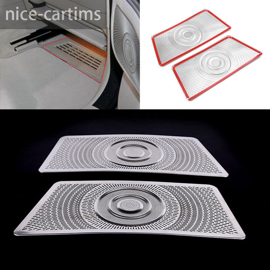 for Benz S Class W223 2021-23 Car for Seat Under Air Vent Outlet Cover Alloy Silver