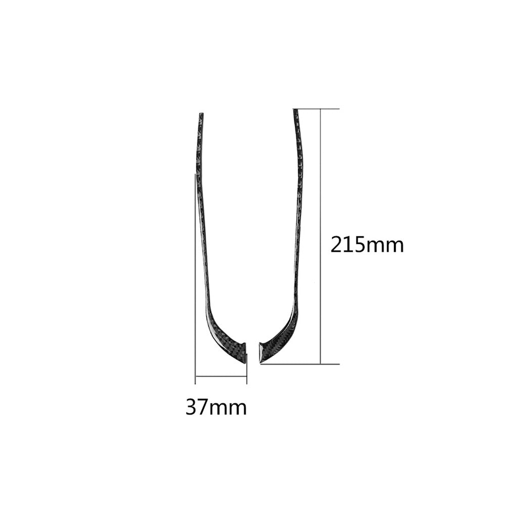 Carbon Fiber Rearview Mirror Protector Cover Trim for Toyota for Land Cruiser Prado