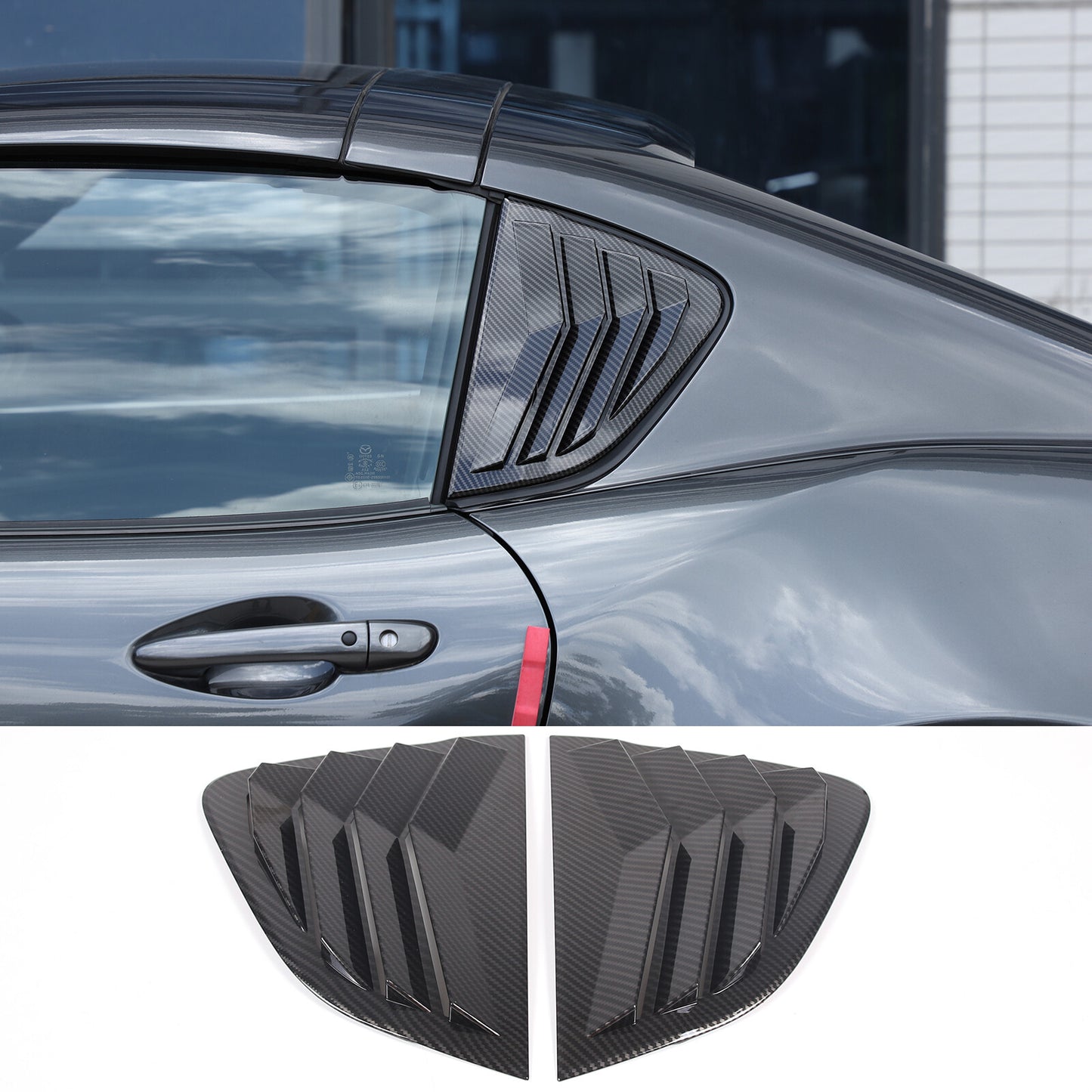 Matte black ABS internal gear shift lever cover for Toyota Tacom @ 2016-22