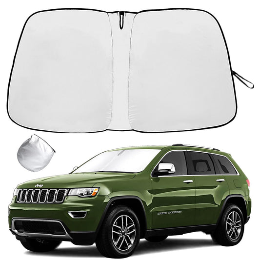 For 2014-2024 for Jeep Grand Cherokee Car Windshield Sun Shade Front UV Block Shield
