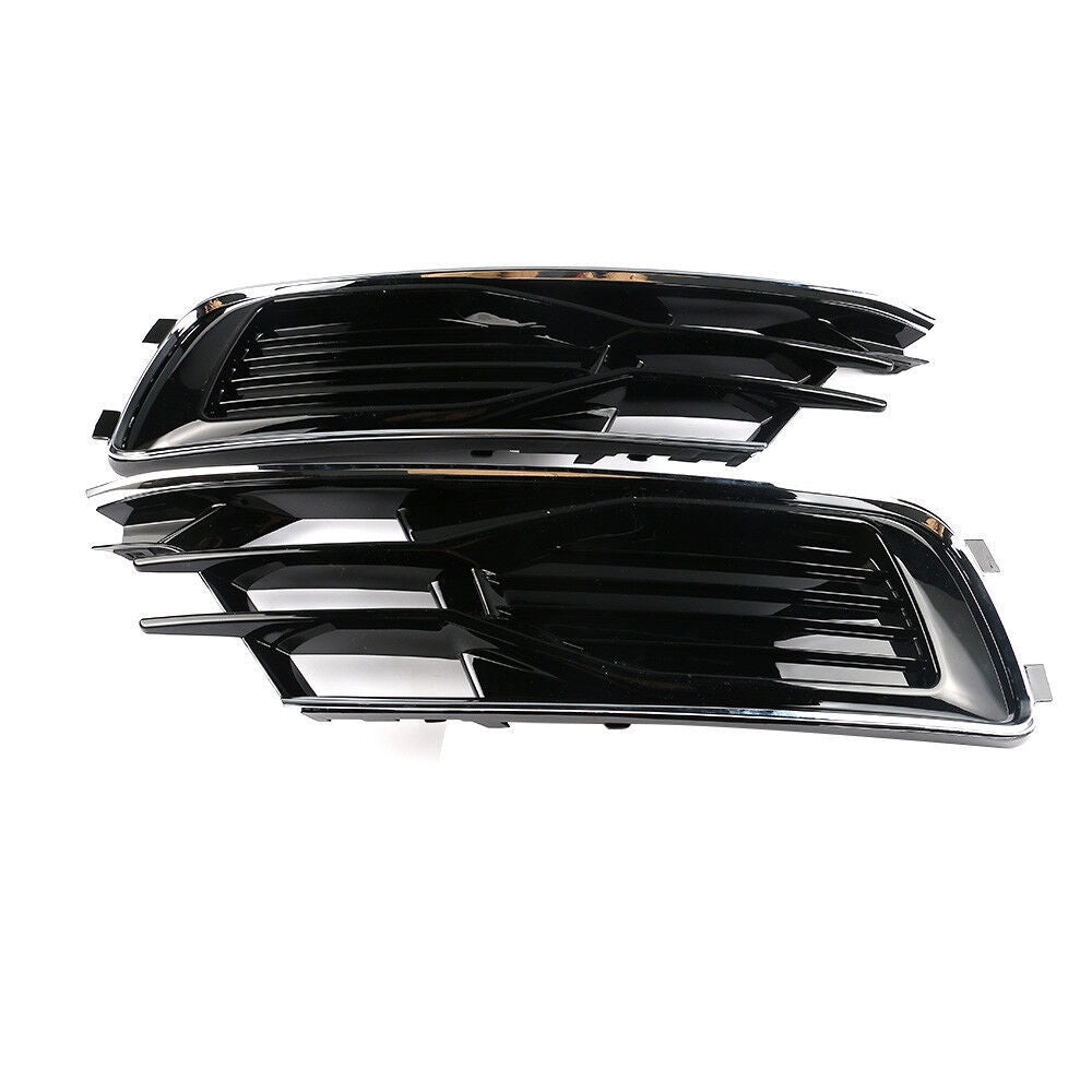 Left Side+Right Side Front Bumper Lower Grill for Audi A6 A6 Quattro 2016 2017