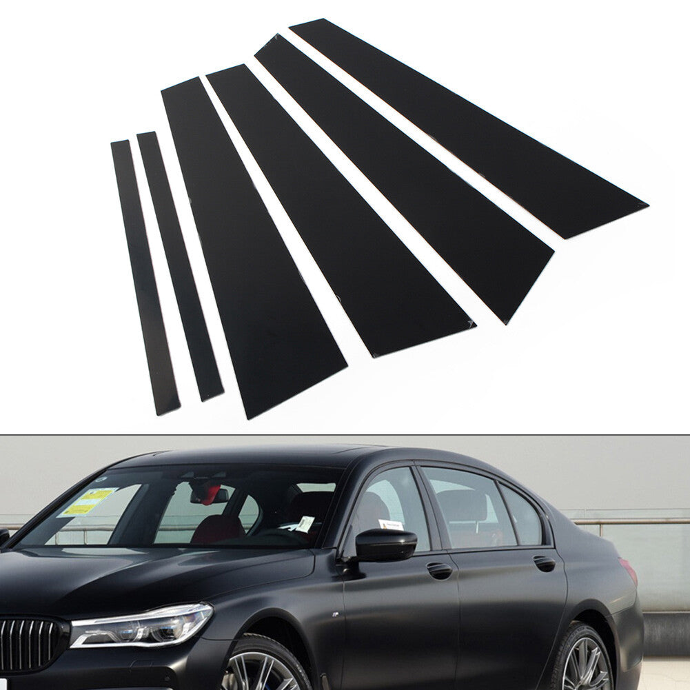 for BMW 7 Series G11 G12 Sedan 2016-2021 6x Window Pillar Posts Door Trims Cover