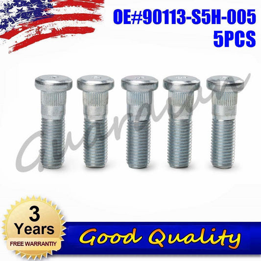 5-piece wheel lug stud rear and front 90113-S5H-005 for ACURA CL ILX for HONDA ACCORD