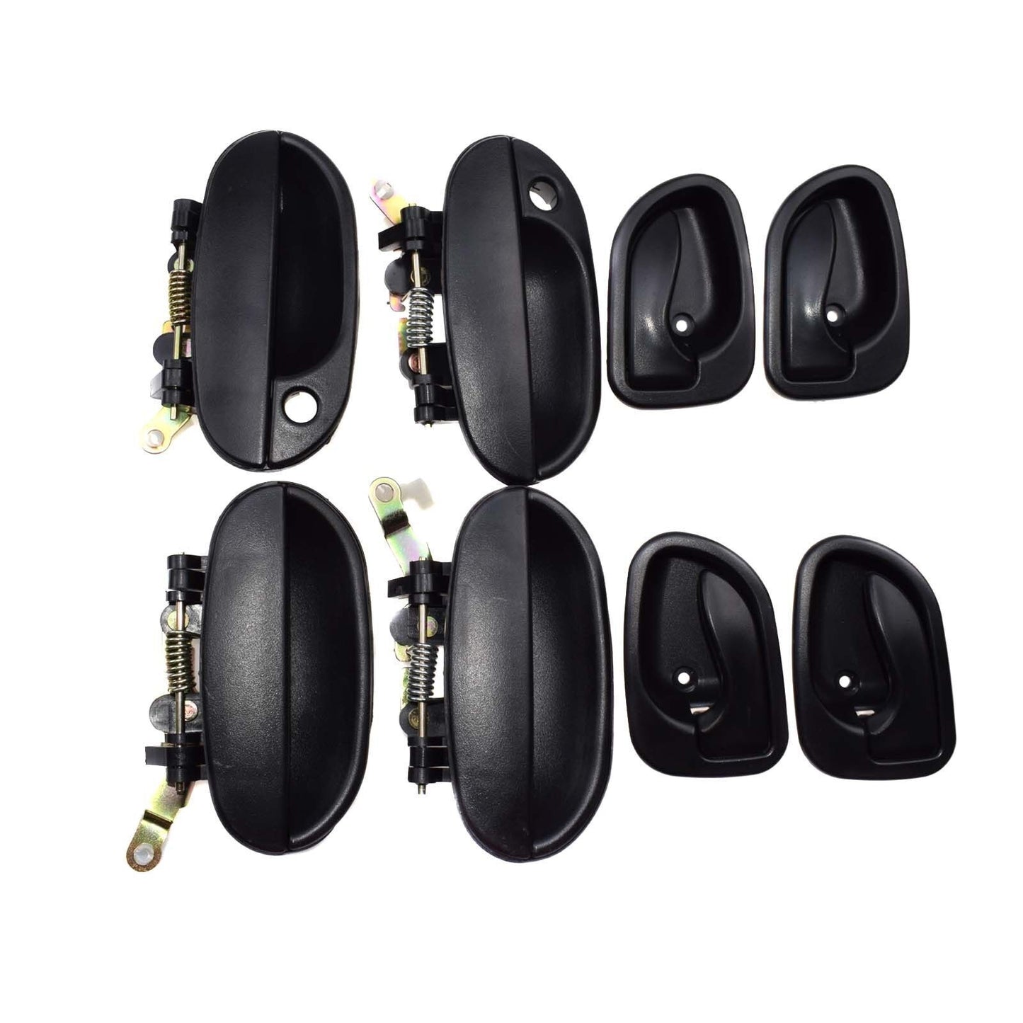 for Hyundai Accent 95-99 8265022000CA 8pcs BlackBlack Door Handles Controls Set