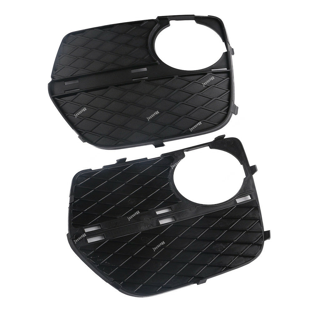 Qty 2 Bumper Fog Cover Light Bezel Trim Grille Closed Grid Front L+R Fit for BMW X6