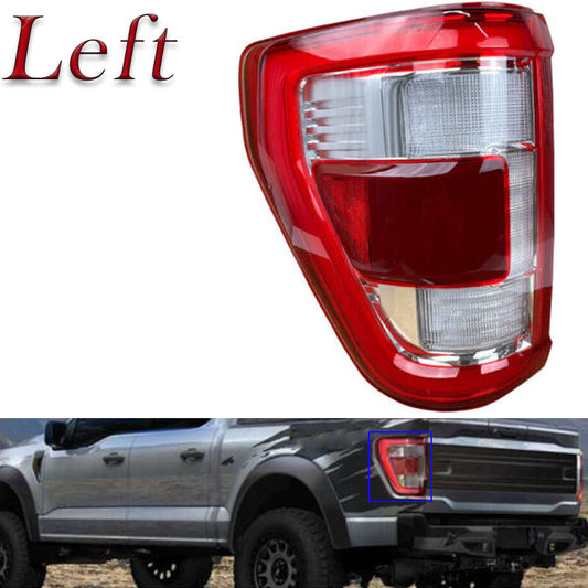 Left LED taillight with blind spot monitoring for the driver's side. Suitable for Ford F-150. (F150 2021-2023)