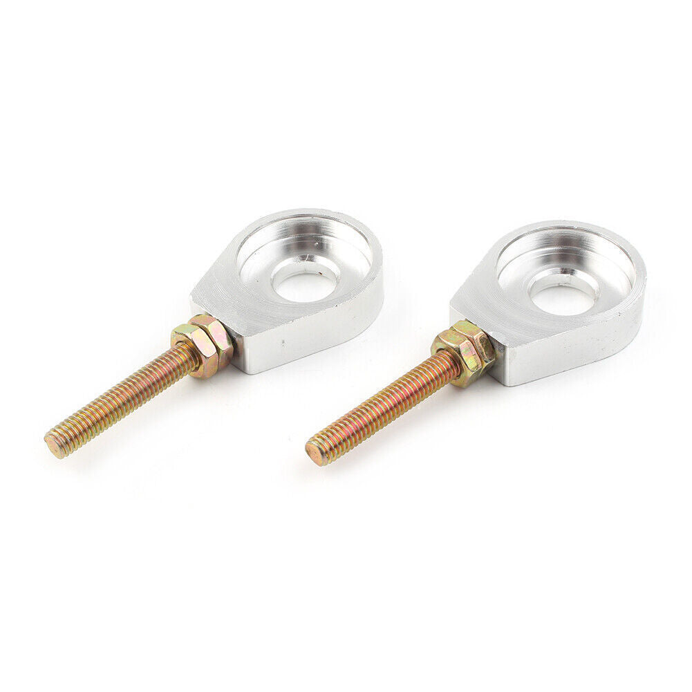 15mm Silver Chain Adjuster Tensioner Fits Chinese CRF50 KLX110 SSR Pit Dirt Bike