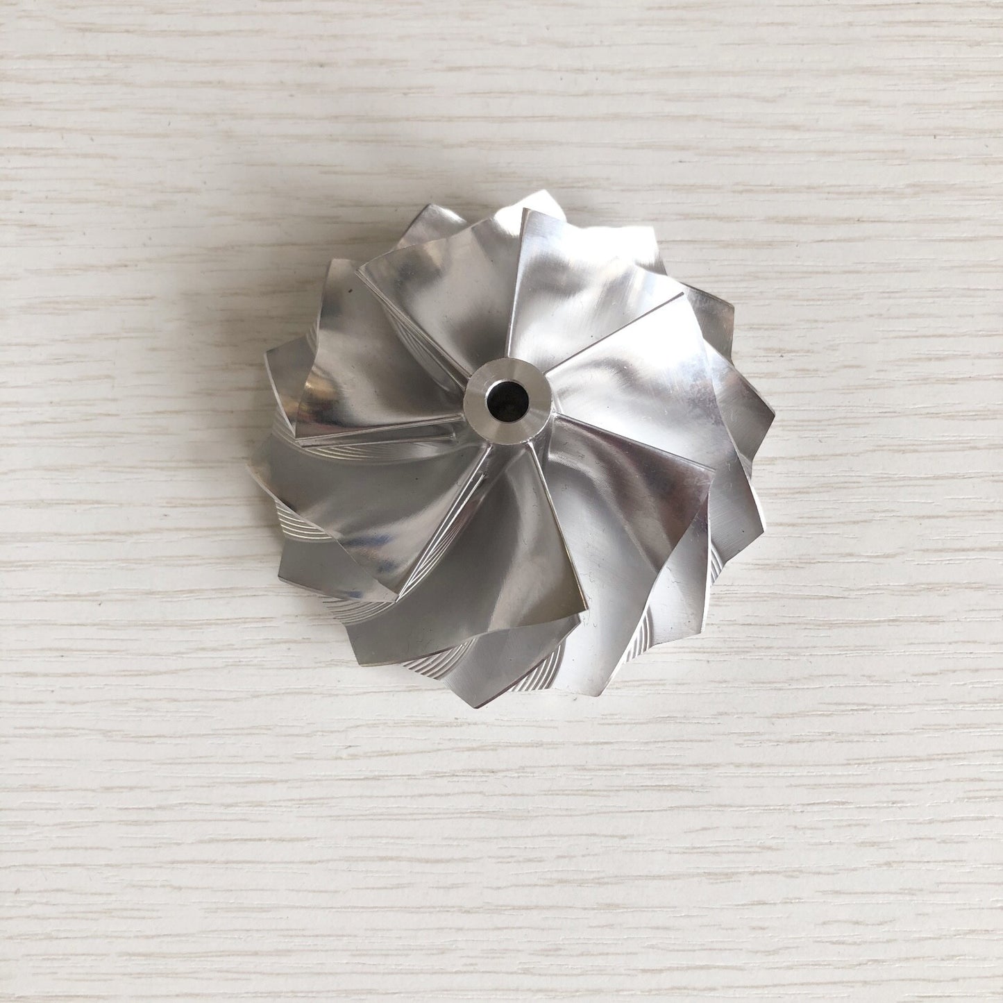 B03G Reverse 7+7 Blade 59.00/76.00mm Performance Turbine Billet Compressor Wheel