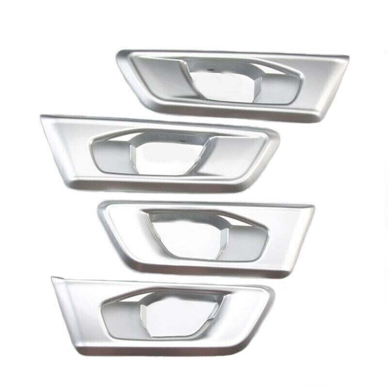 Inner Door Handle Bowl Cover Trim 4PCS for Honda CRV CR-V 2017-2022 Matte Silver