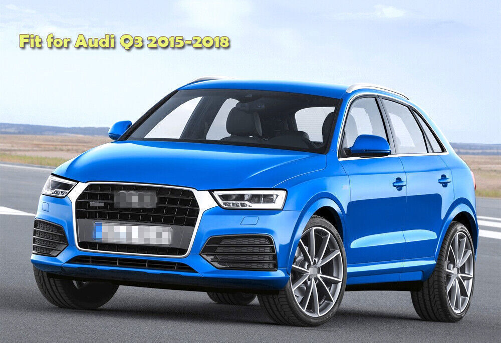4X Side Window Deflector Visors Rain Guards Vent Shade for 2015-2018-17 for Audi Q3