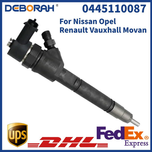 0445110087 Fuel Injector Common Rail for Nissan for Opel for Renault for Vauxhall Movan