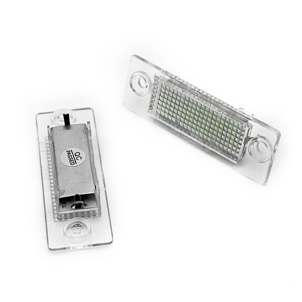 Pair LED lamps Car Number License Plate Lights for VW for Golf 5 plus 2005-2009 US