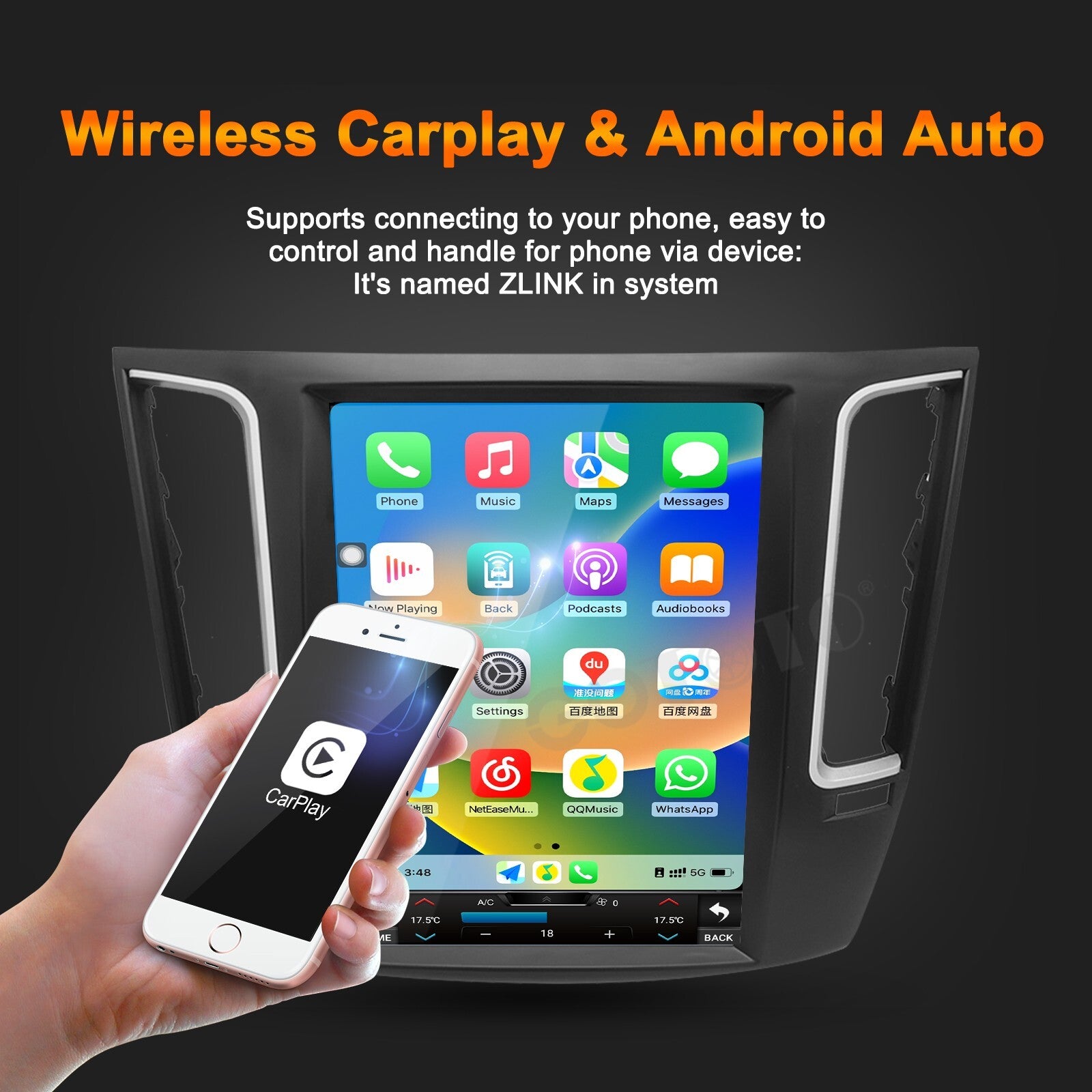 for Maserati for Levante 2012-2020 Android Car Radio 2 Din Stereo Receiver GPS Navi