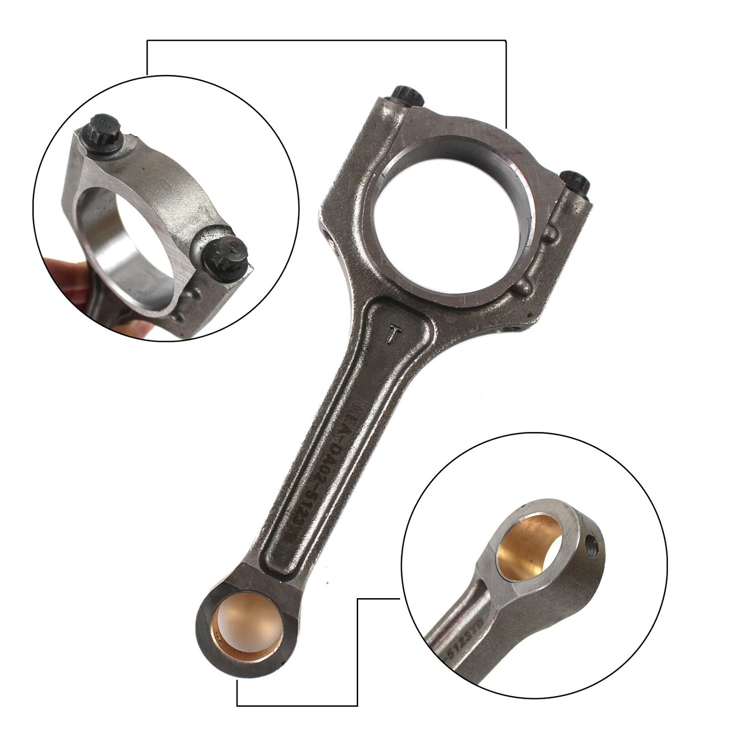 4PCS Connecting Rods 23510-2G440 For 12-16 for Hyundai for Genesis Coupe for Kia Optima 2.0L