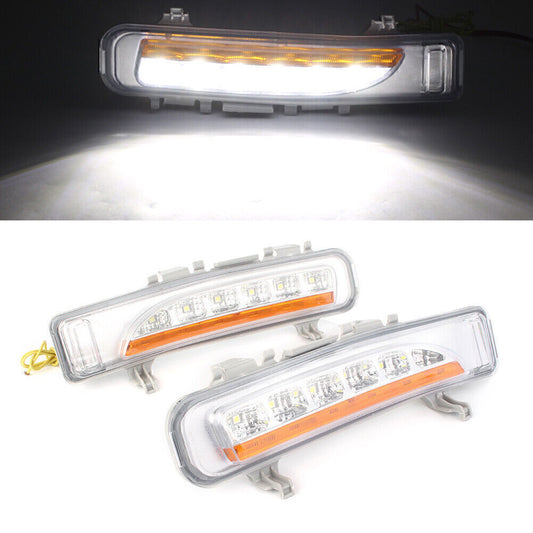 Pair Car LED Daytime Running Lights DRL Fog Driving Lamp Fit for Ford Edge 2011-2014
