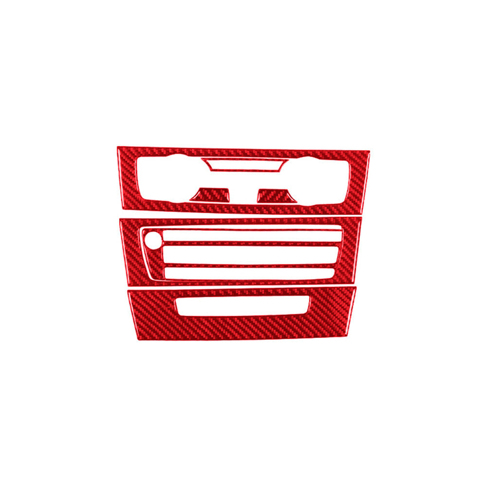 Central Control Trim Cover B for BMW 1 Series Convertible E82/E88 2008-2013 Red
