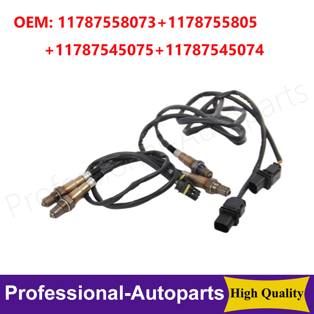 Four new upstream and downstream oxygen sensors for Land Rover LR3 and for Land Rover for Range Rover Sport.