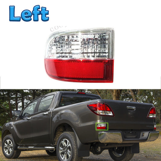Left For 2011-2020 for Mazda BT50 BT-50 UP UR Rear Bumper Light Reflector Tail Lamp