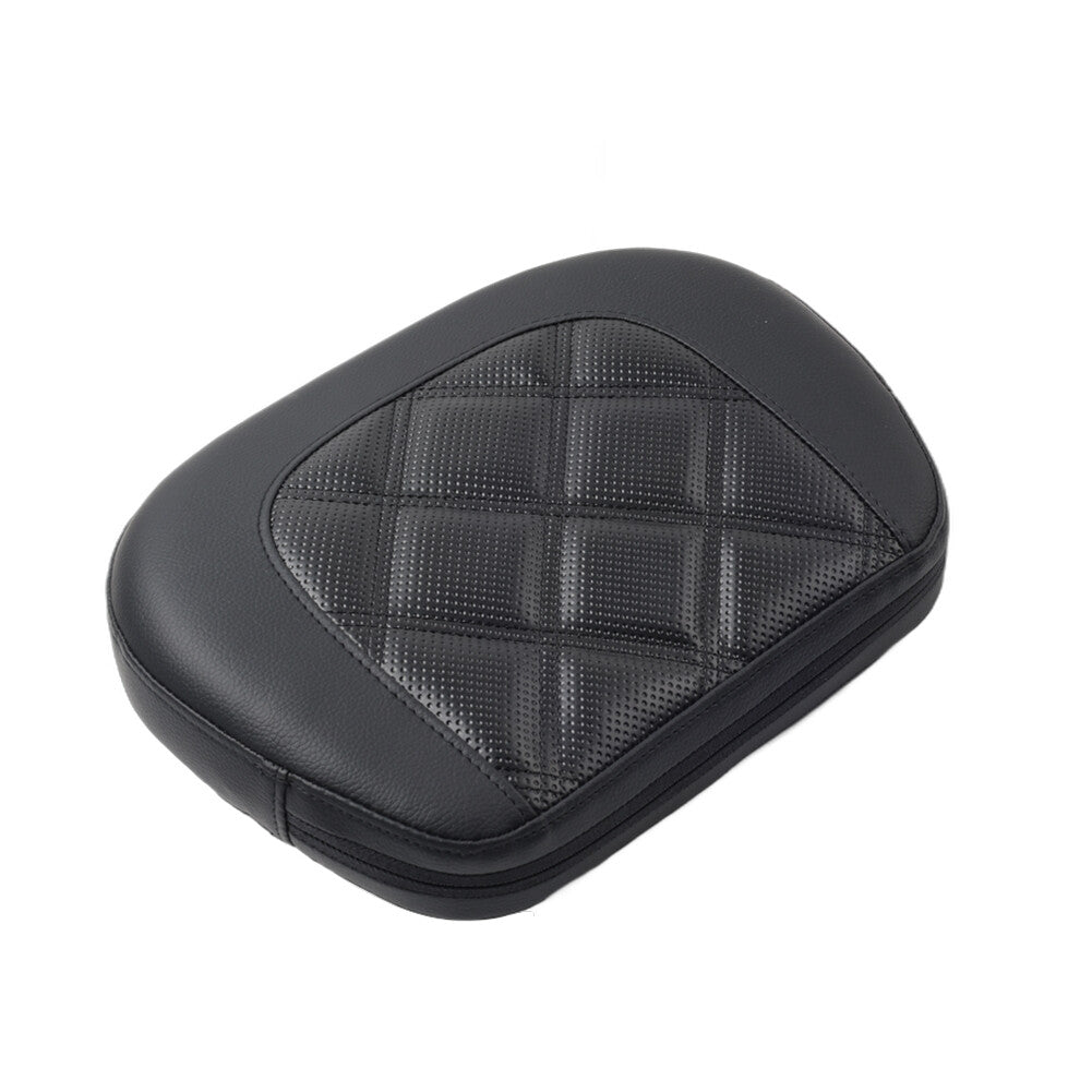 Rear Passenger Black Sissy Bar Backrest Pad for Harley Street Glide FLHX FLHXS