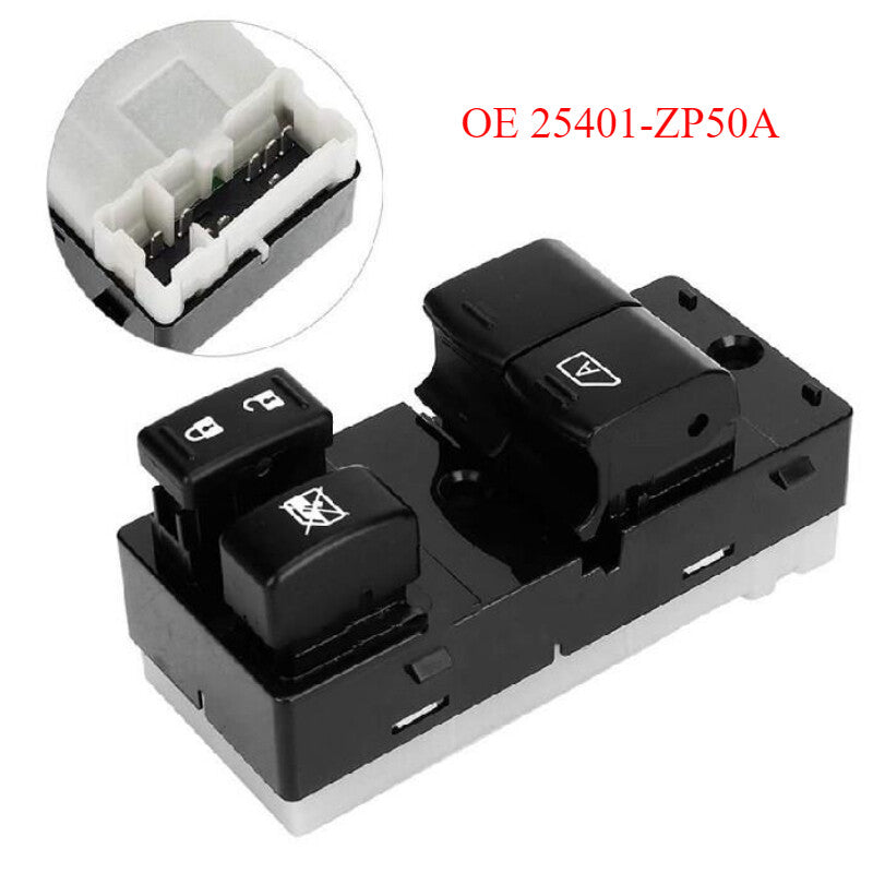 2006-2017 for Nissan Frontier left front drive side 25401-ZP50A window switch
