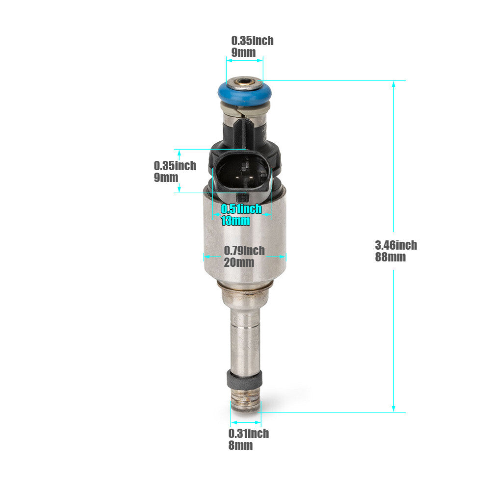 All-new 4-piece fuel injectors are compatible with 2014-17 for Kia Forte and for Hyundai for Elantra 2.0L 35310-2E500