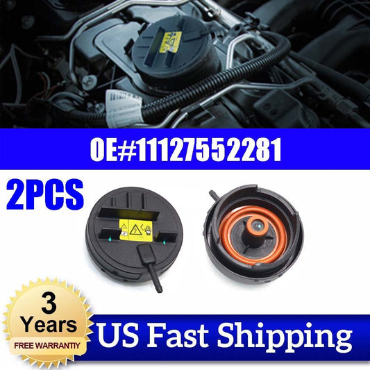 2X Engine PCV Valve Cover for BMW E82 E90 E70 Z4 X3 128i 328i 528i 11127552281