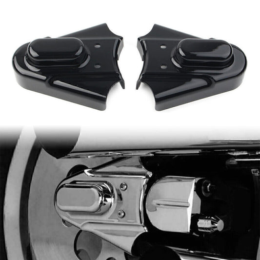 Black Rear Swingarm Axle Cover Cap Fit for Harley Heritage Softail FLST 1986-2007