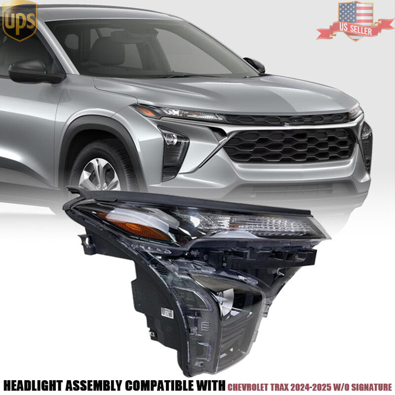 LED Headlight w/o DRL Right Passenger Side 42876953 For 2024-2025 for Chevrolet Trax
