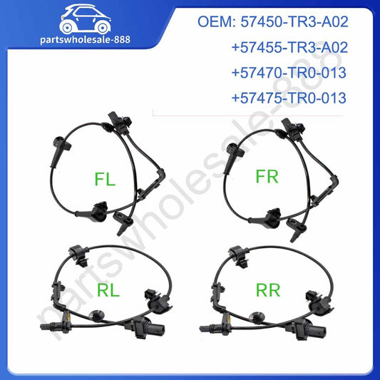 4Pcs 1 Set ABS Wheel Speed Sensor for Honda for CIVIC 2012 20013 2014 2015