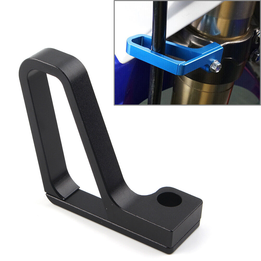 CNC Brake Line Hose Clamp Cable Guide for Yamaha YZ125/250 04-20 YZ250X 16 Black