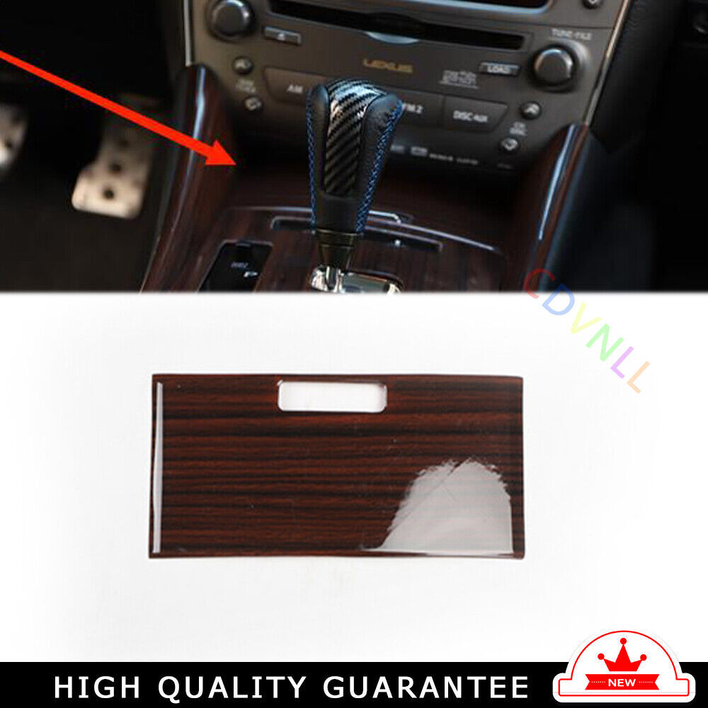 Console Storage Box Cover Trim Panel Interior Fit for Lexus IS 2006-11 Red Wood