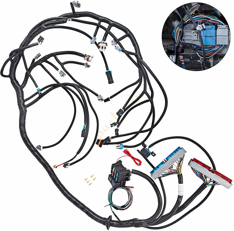 Independent wiring harnesses are suitable for DBC LS1 T56 or non-electric 4.8 5.3 6.0- 1997-2006.