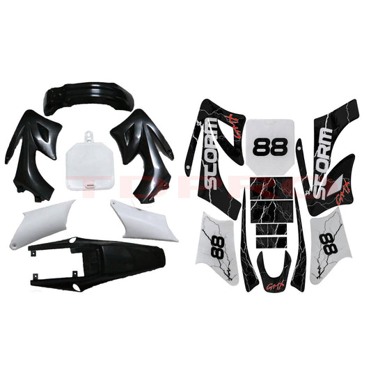 Decal stickers for plastic fenders and body kit for Dirt Pit bikes Apollo Orion 110CC 125