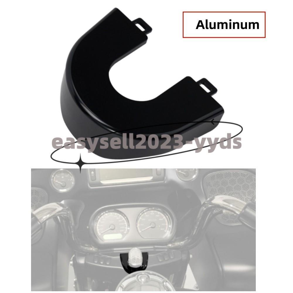 Aluminum Black 1pc Ignition Switch Panel Trim Cover for Harley Road Glide 15-23