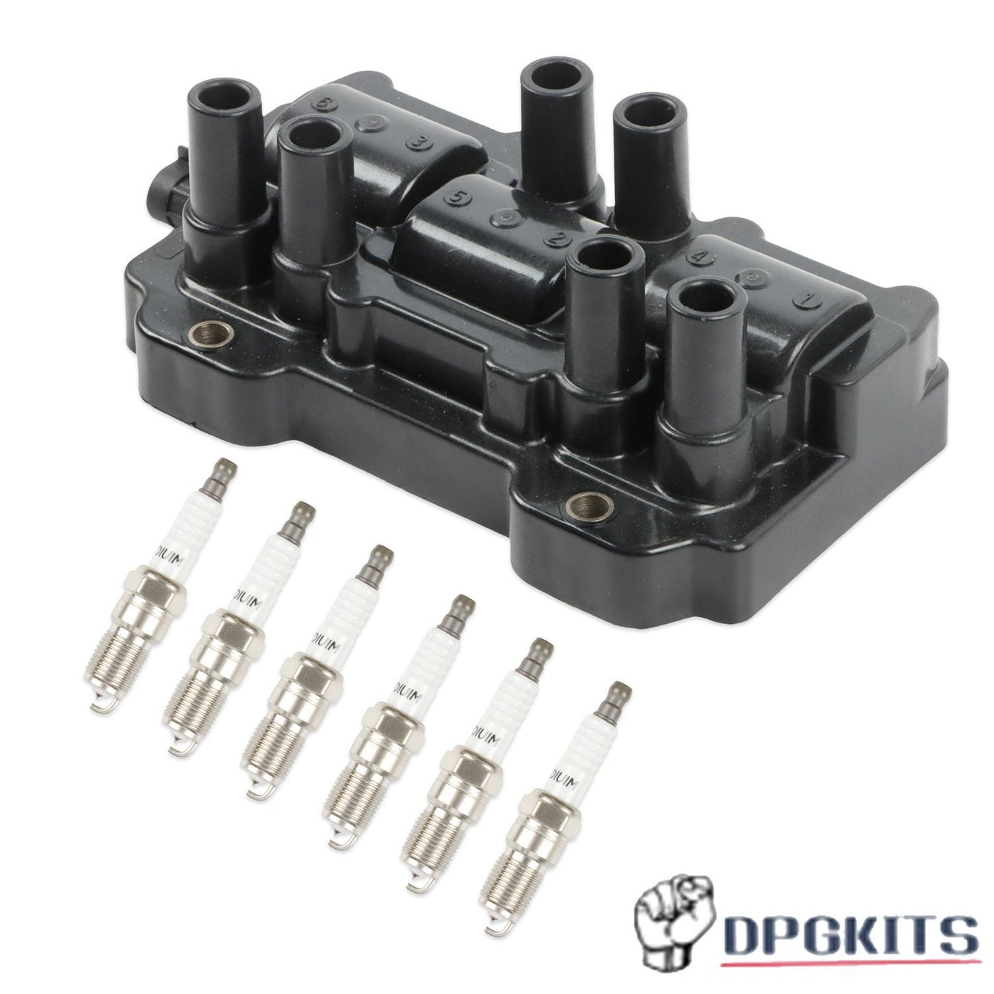 UF434 Ignition Coils + Iridium Spark Plugs for Buick Lucerne for Chevrolet Equinox