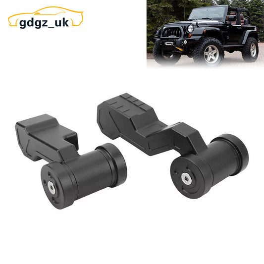 2pc Black Car Gear Shift Lever Knob Cover Kit for Jeep for Wrangler JK JKU 2011-2018